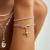CZ Row Bezel Set Bracelet