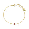 Gold Crimson Solitare Bracelet