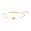 Gold Just You CZ Solitare Bracelet