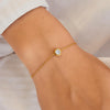 Gold Just You CZ Solitare Bracelet