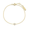 Gold Just You CZ Solitare Bracelet