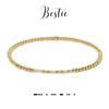 Bestie Morse Code Stretch Bracelet
