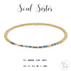 Soul Sister Morse Code Stretch Bracelet