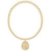 Classic Gold 3mm Bracelet - Inspire America Gold Disc