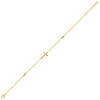 Cross & Diamond Station Bracelet