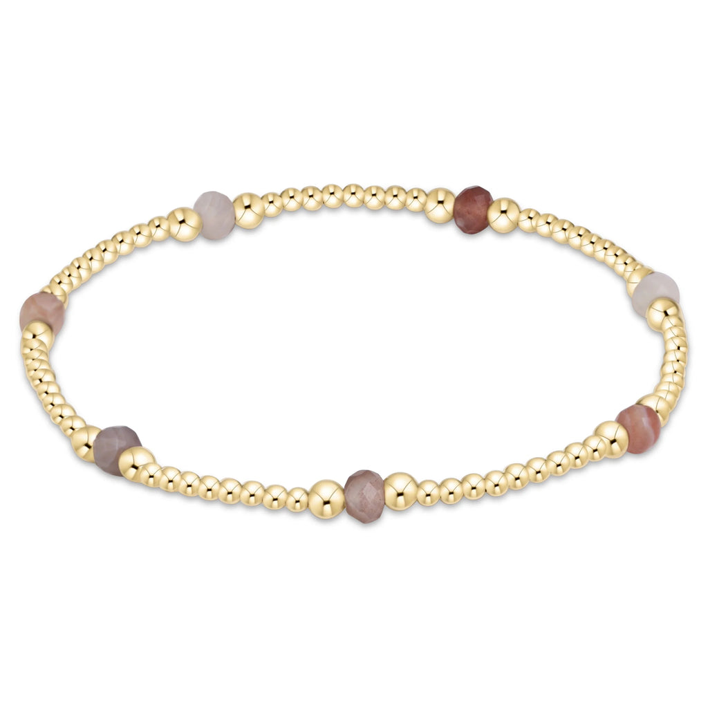 Purpose Gemstone 4mm bracelet - Botswana Agate
