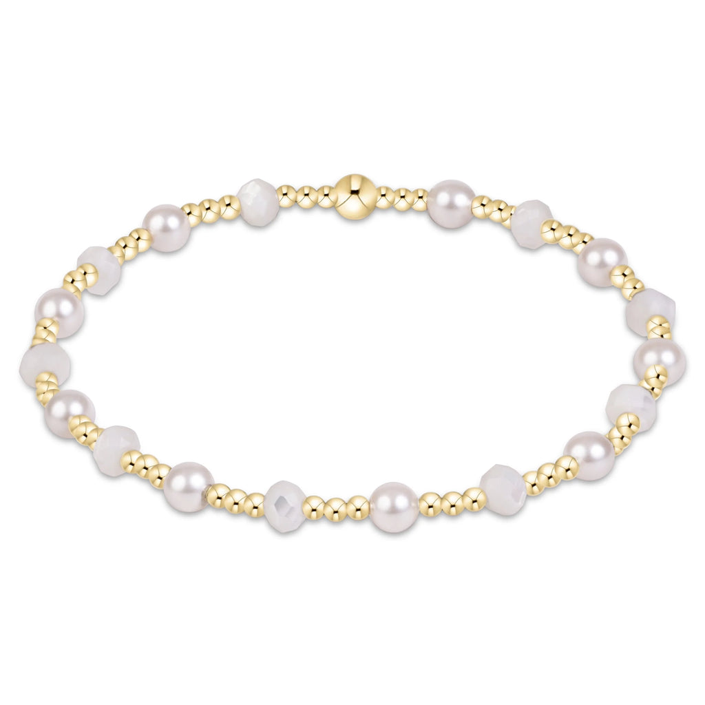 Sincerity Gemstone & Pearl - 4mm Mother of Pearl