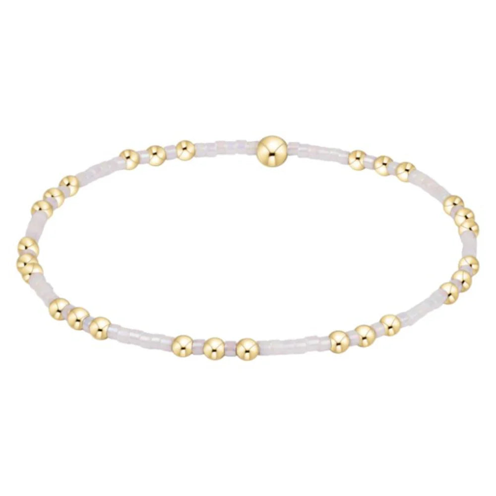 Hope Joy Bracelet in Silky White