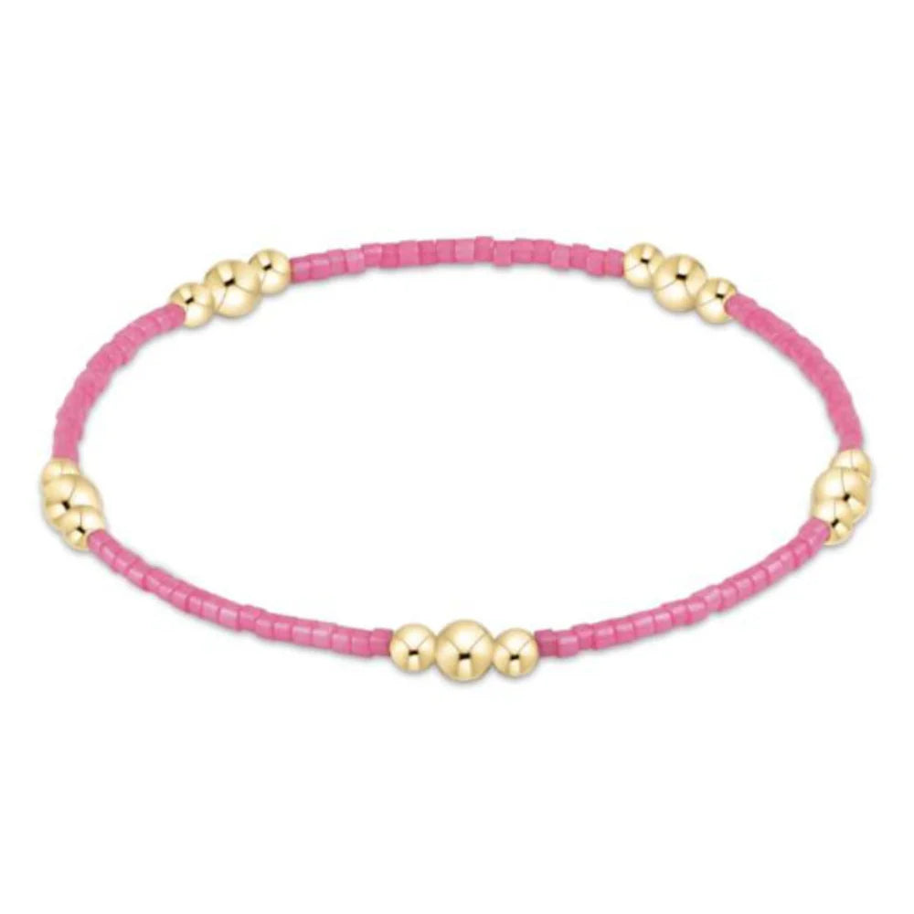 Hope Purpose Gold Bracelet in Bubblegum