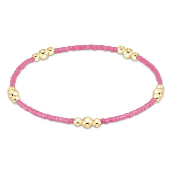 Hope Purpose Gold Bracelet in Bubblegum