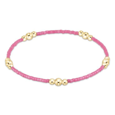 Hope Purpose Gold Bracelet in Bubblegum