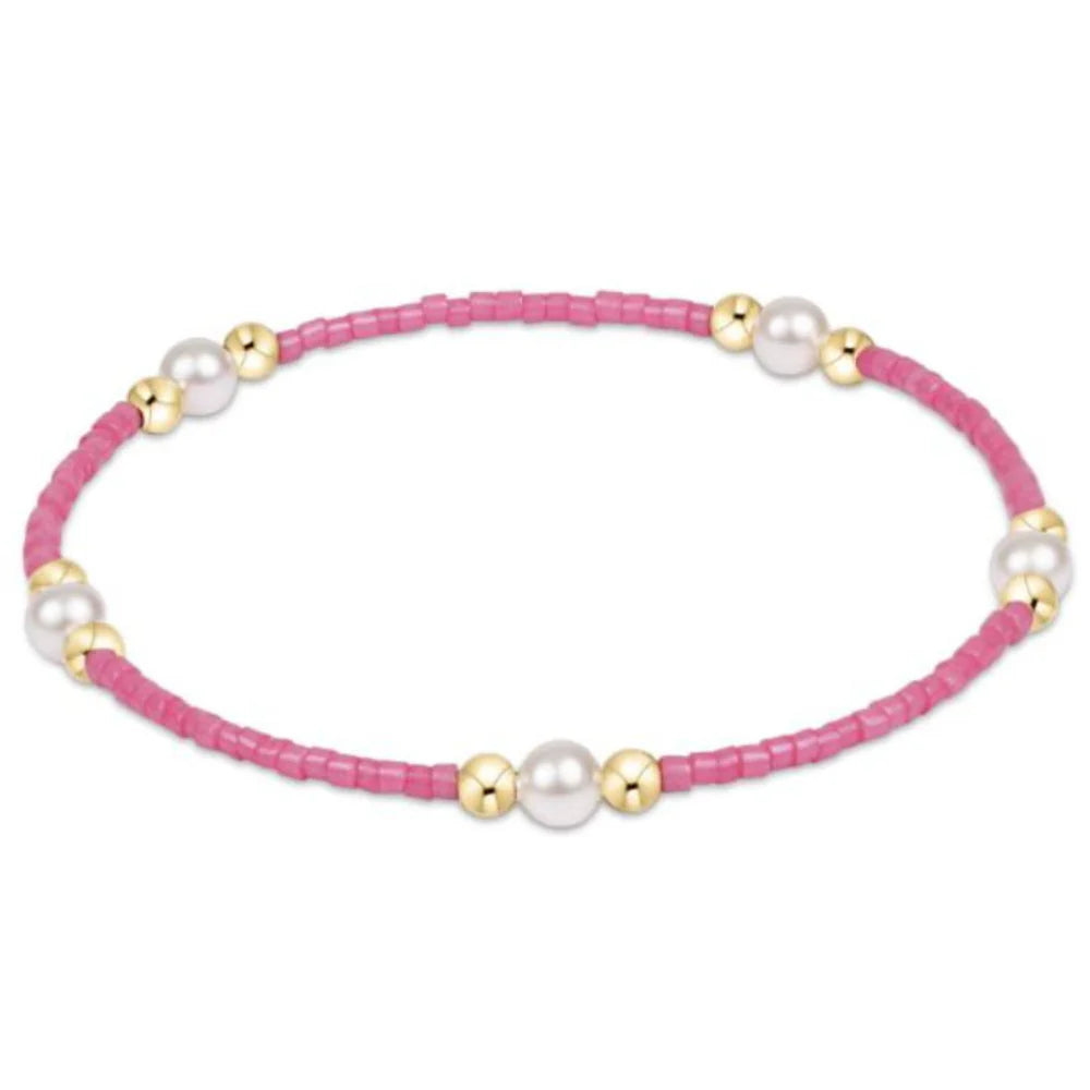 Hope Purpose Pearl Bracelet in Bubblegum