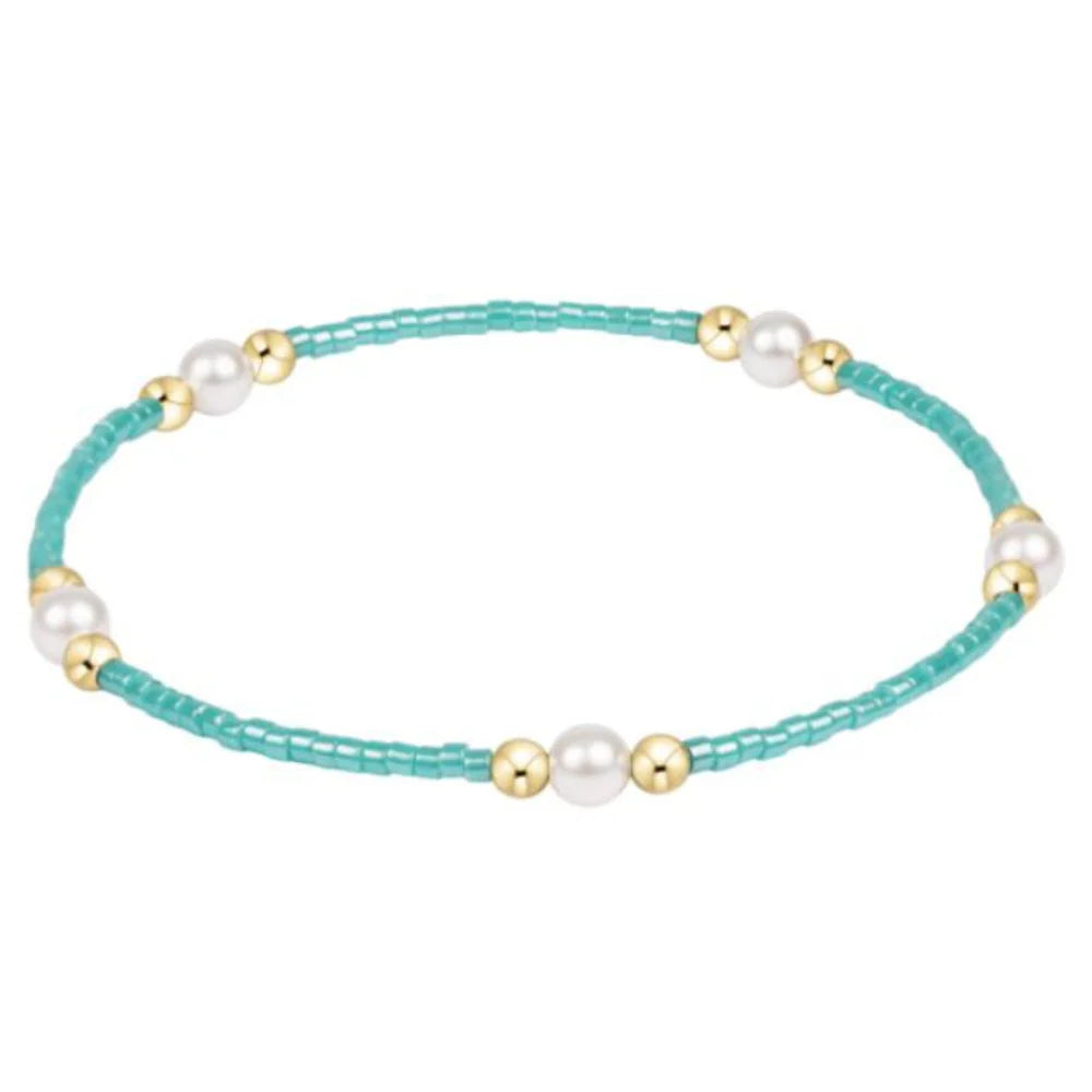 Hope Purpose Pearl Bracelet in Sea Glass