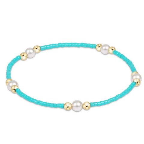 Hope Purpose Pearl Bracelet in Turquoise