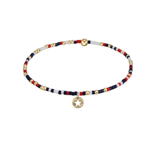 Hope Unwritten Bracelet - Firecracker - Star Small Gold Disc