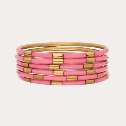 Blush Veda Bangles - Set of 6