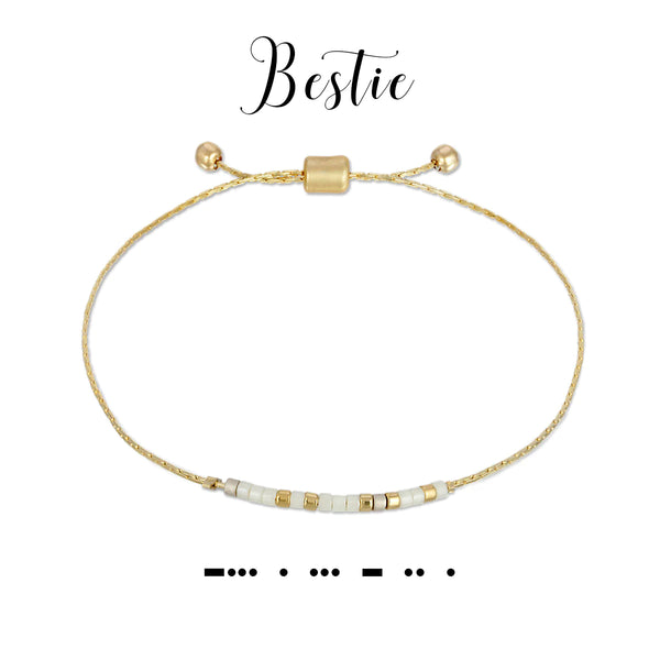 Bestie Morse Code Bracelet