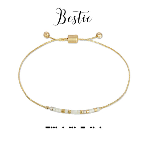 Bestie Morse Code Bracelet