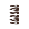Brown Snap Clips (6ct)