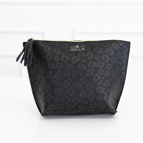 Black Leopard Camilla Couture Makeup Bag