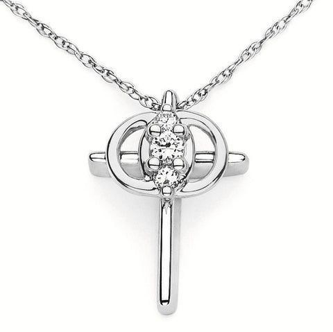 Christian Marriage Symbol Cross Necklace