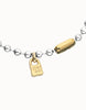 Two-Tone Snowflake Necklace - Beat Collection