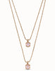 Aura Pink Multi-Strand Necklace