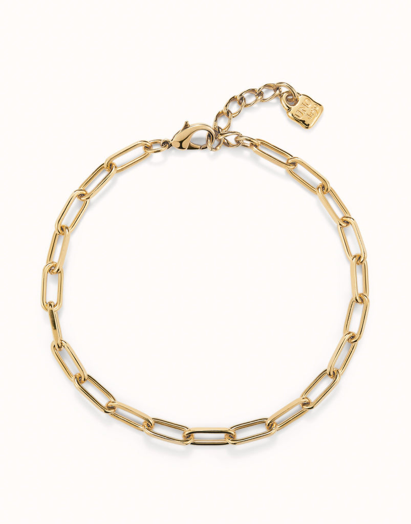 Gold Chain Link Necklace