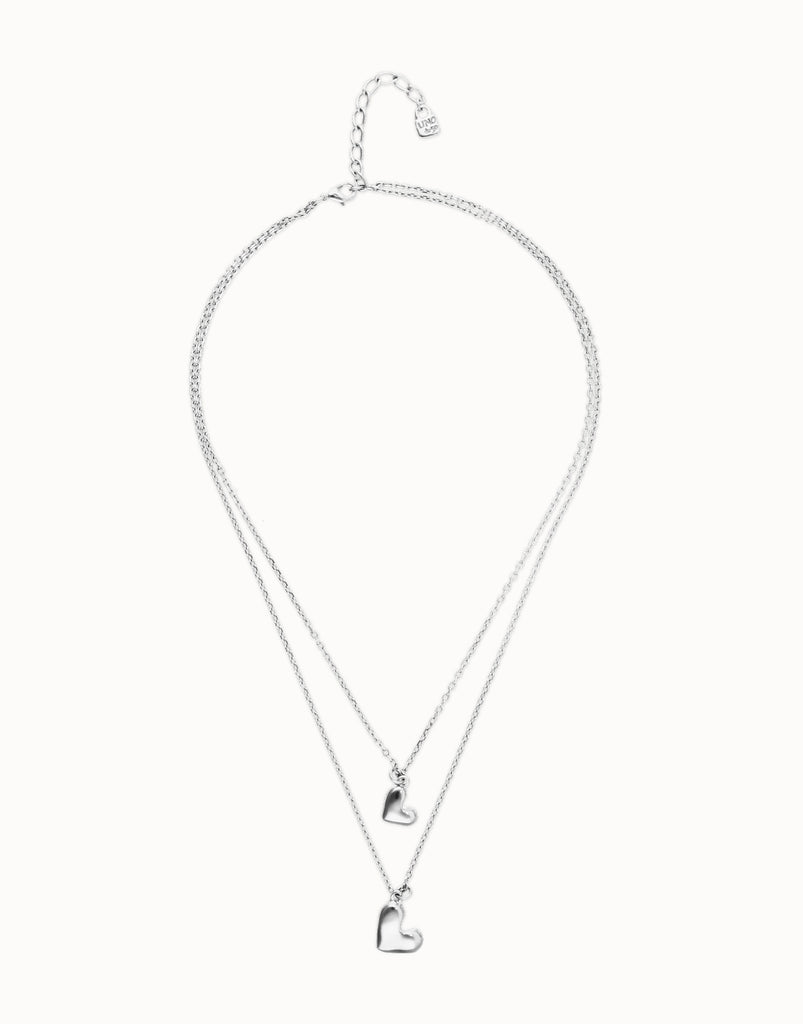 Multi Strand Heart Silver Necklace - Beat Collection