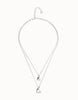 Multi Strand Heart Silver Necklace - Beat Collection