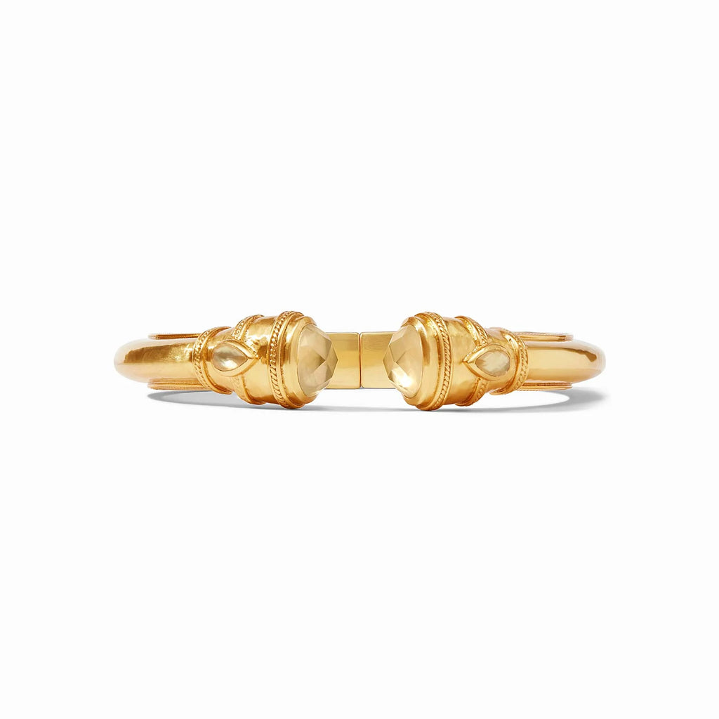 Cannes Gold Demi Cuff in Iridescent Champagne