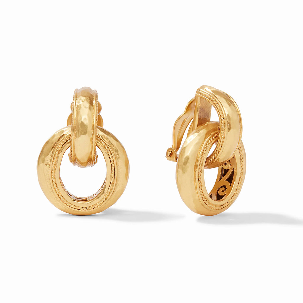 Cannes Doorknocker Clip-On Earring