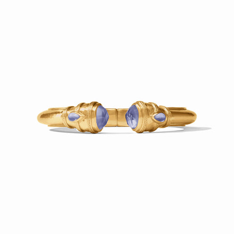 Cannes Demi Cuff - Gold - Iridescent Tanzanite Blue