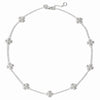 Canterbury Delicate Station Necklace in Silver