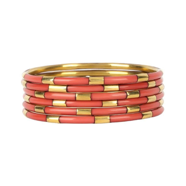 Caramel Veda Bangles - Set of 6