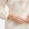 Cannes Demi Cuff in Iridescent Champane