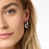 Catalina 2-in-1 Hoop Earrings in Silver