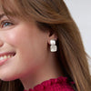 Catalina Earring in Silver Turquoise Blue
