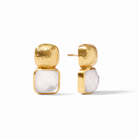 Catalina Earring in Iridescent Clear Crystal