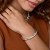 Catalina Hinge Bangle in Silver
