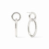 Catalina Link Earrings in Silver