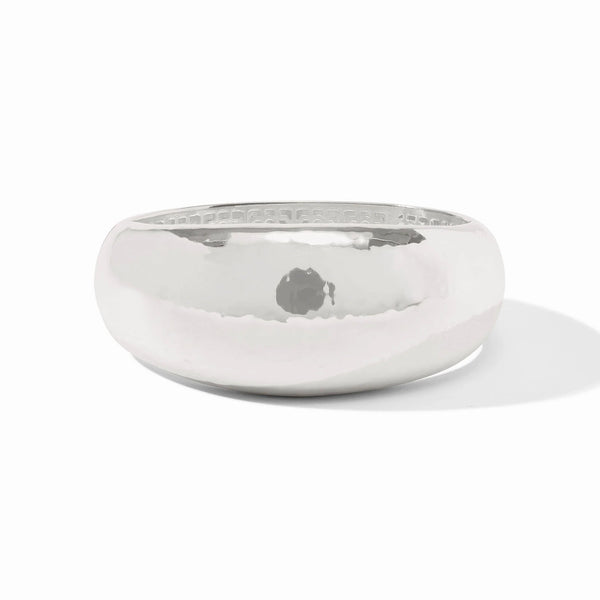 Catalina Statement Hinge Bangle in Silver