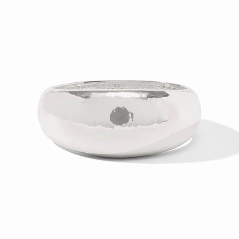 Catalina Statement Hinge Bangle in Silver