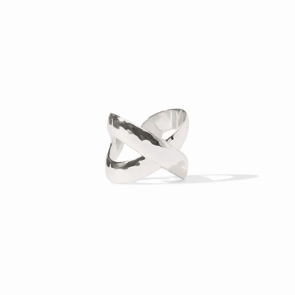 Catalina Adjustable X Ring in Silver