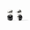 Catalina Earring in Silver Iridescent Clear Crystal