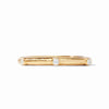 Catalina Hinge Bangle in Iridescent Clear Crystal