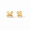Catalina X Stud Earrings in Gold