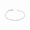 Celeste Delicate Station Bracelet in Silver CZ