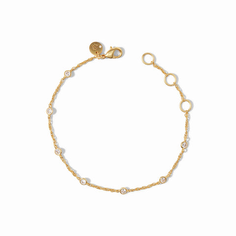 Celeste Delicate Station Bracelet in Gold