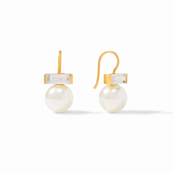 Charlotte Pearl CZ Earrings